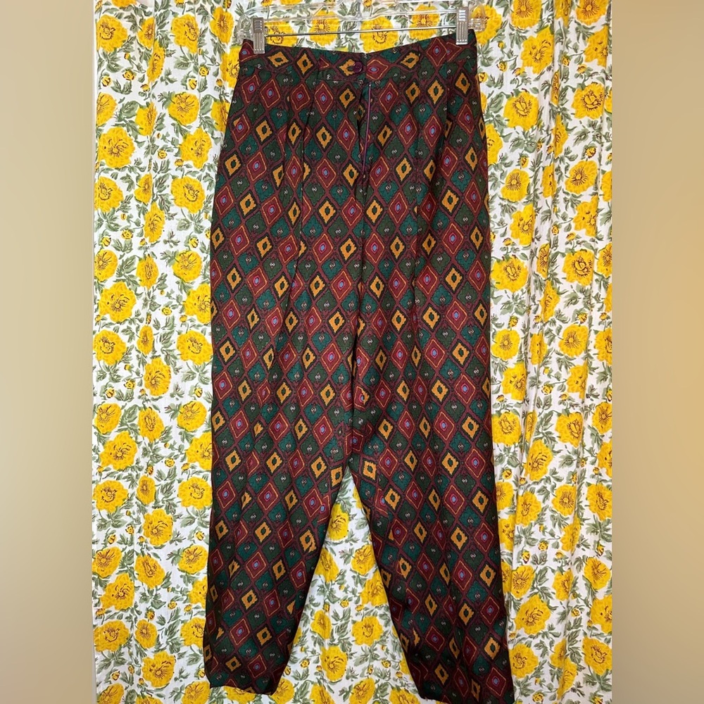 1980’s  Geometric Pattern Pants